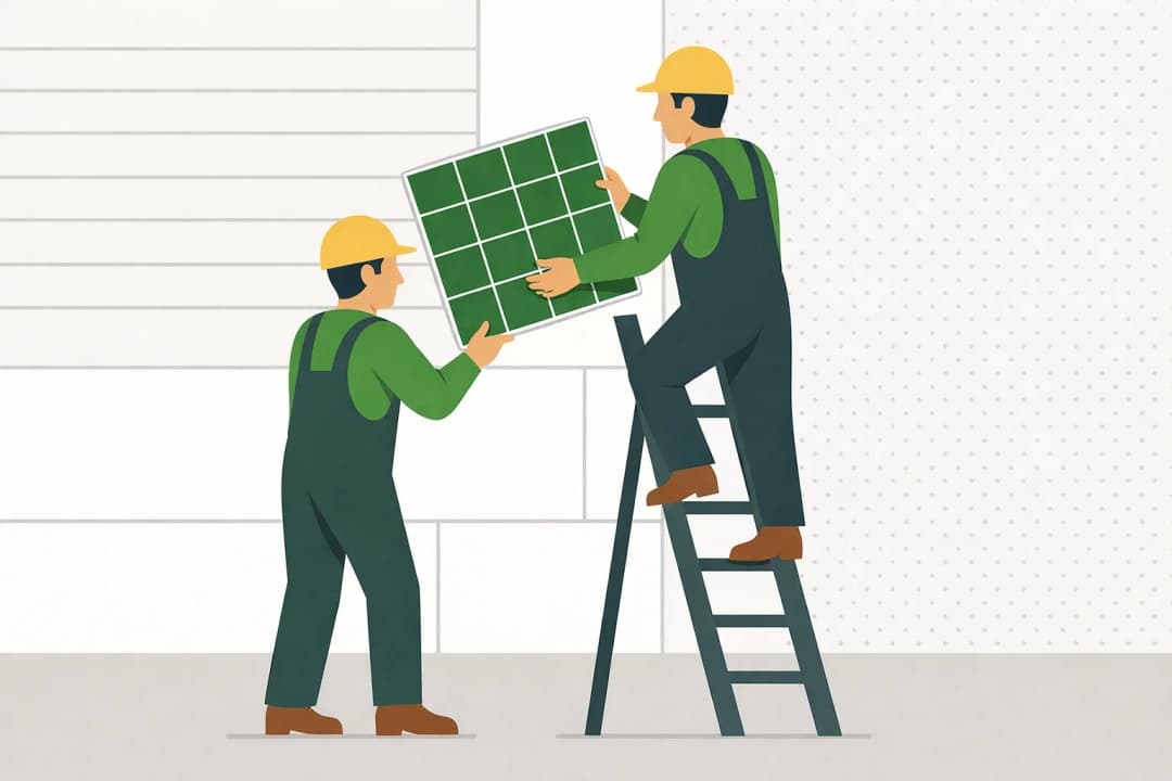 Installation panneaux solaires